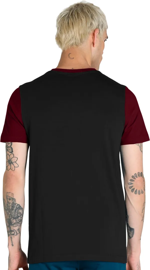 Blue_Cotton_Blend_Round_Neck_Half_Sleeve_t-shirt_for_Men