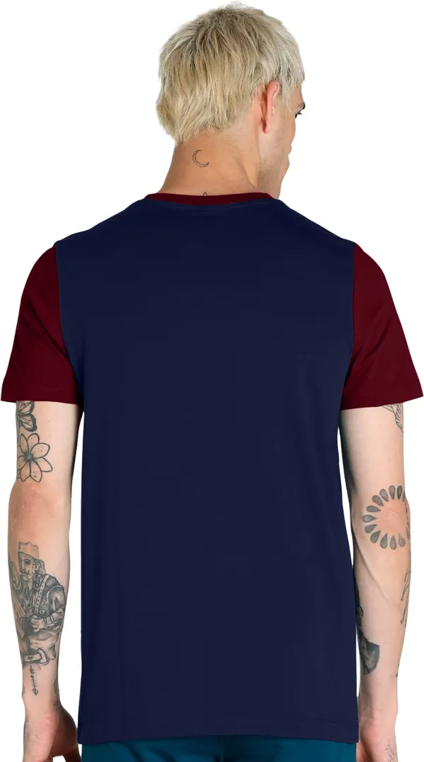 Blue_Cotton_Blend_Round_Neck_Half_Sleeve_t-shirt_for_Men