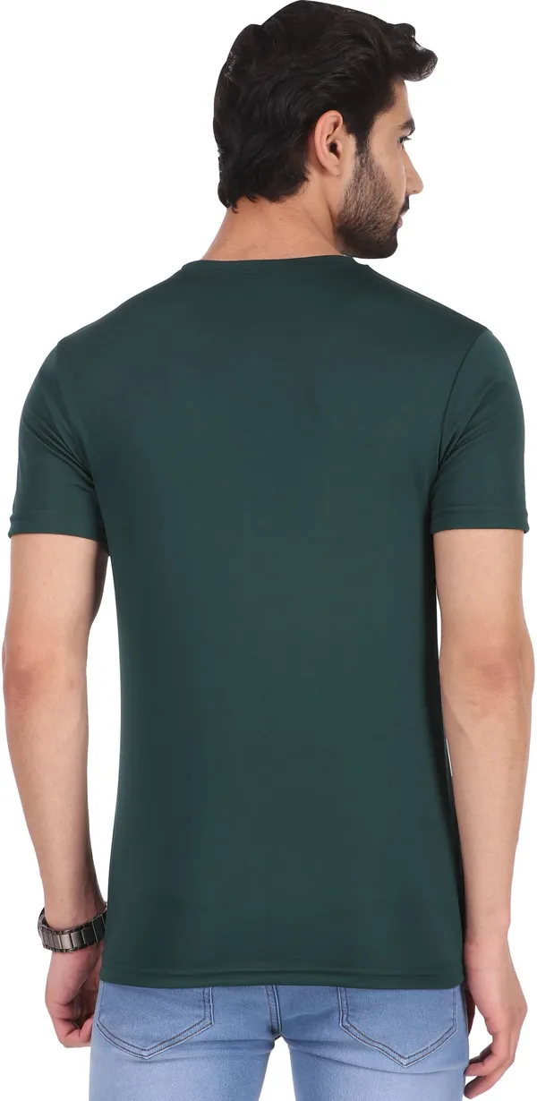 Green_Polyester_Round_Neck_Half_Sleeve_t-shirt_for_Men