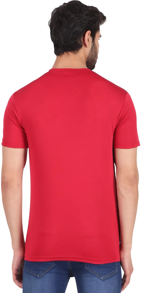 Maroon_Polyester_Round_Neck_Half_Sleeve_t-shirt_for_Men