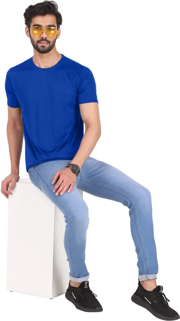 Blue_Polyester_Round_Neck_Half_Sleeve_t-shirt_for_Men
