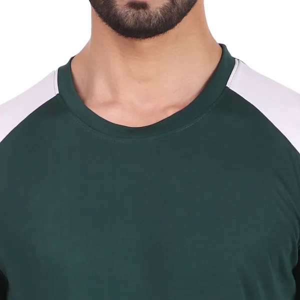 Green_Polyester_Round_Neck_Half_Sleeve_t-shirt_for_Men