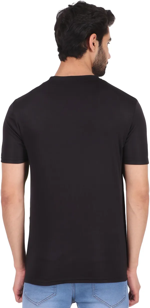 Black_Polyester_Round_Neck_Half_Sleeve_t-shirt_for_Men