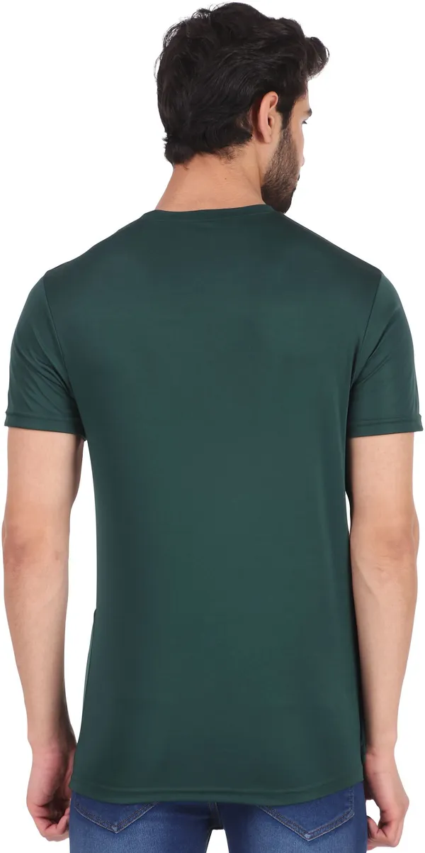Green_Polyester_Round_Neck_Half_Sleeve_t-shirt_for_Men