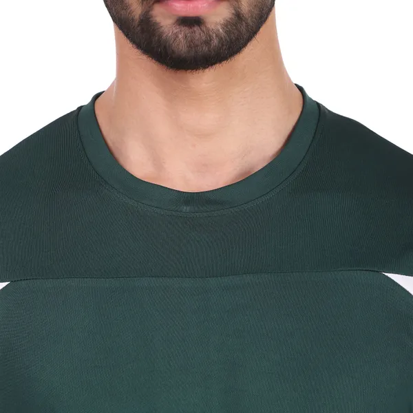 Green_Polyester_Round_Neck_Half_Sleeve_t-shirt_for_Men
