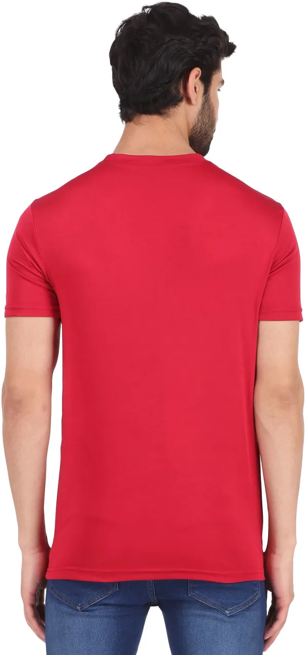 Maroon_Polyester_Round_Neck_Half_Sleeve_t-shirt_for_Men