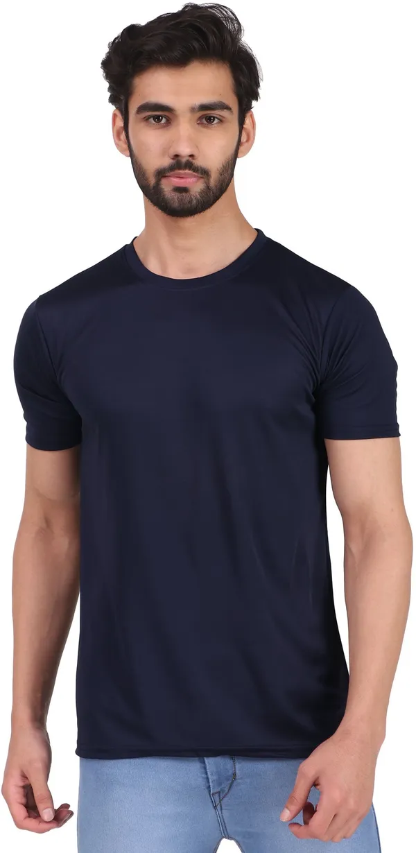 Dark_Blue_Polyester_Round_Neck_Half_Sleeve_t-shirt_for_Men