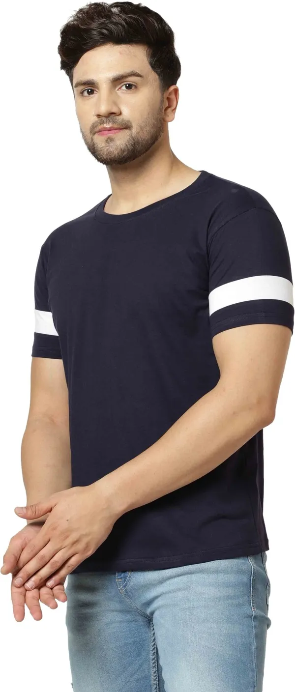 Dark_Blue_Cotton_Blend_Round_Neck_Half_Sleeve_t-shirt_for_Men