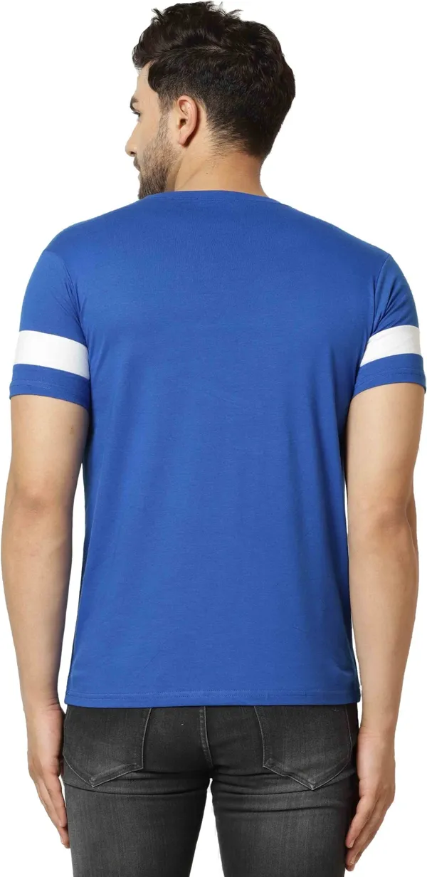 Blue_Cotton_Blend_Round_Neck_Half_Sleeve_t-shirt_for_Men
