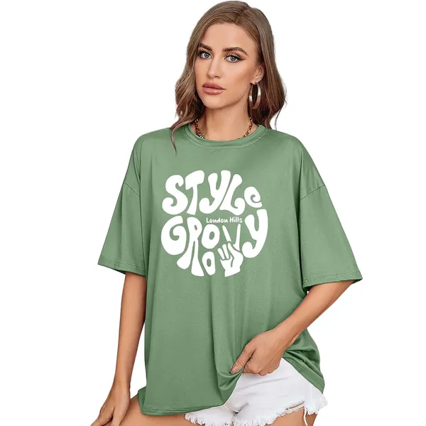 Green_Cotton_Blend_T-Shirt