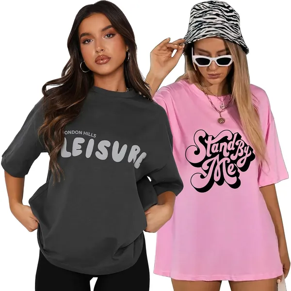 Cotton_blend_Half_Sleeve_Women_Oversized_T-Shirts_Pack_of_2