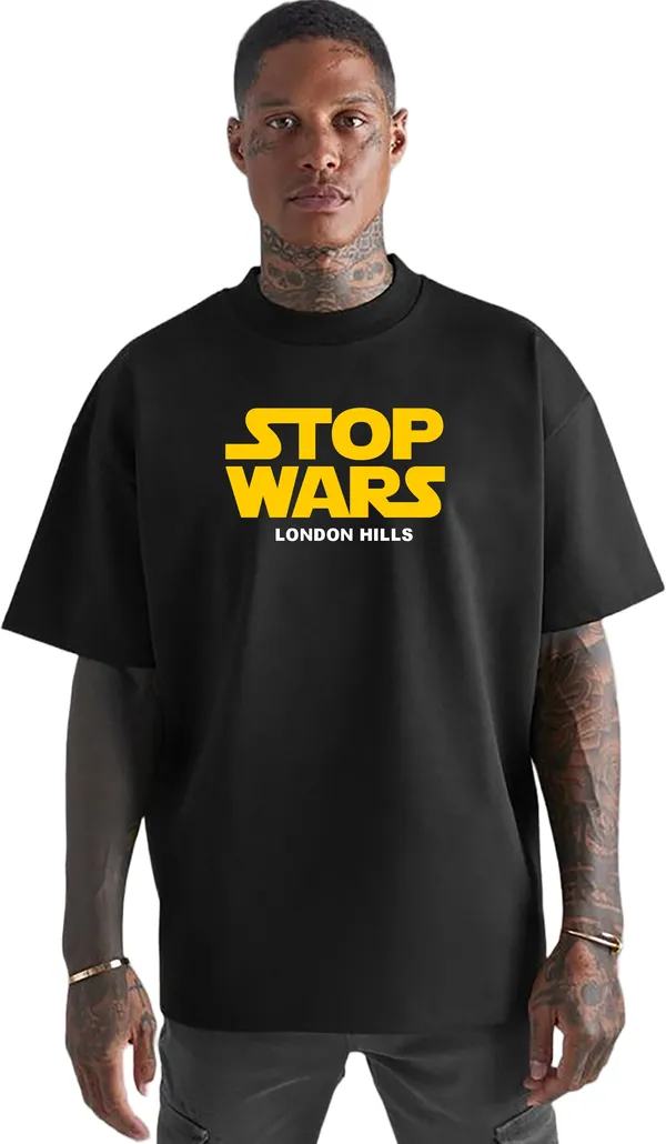 Black_Cotton_Blend_Round_Neck_Half_Sleeve_t-shirt_for_Men