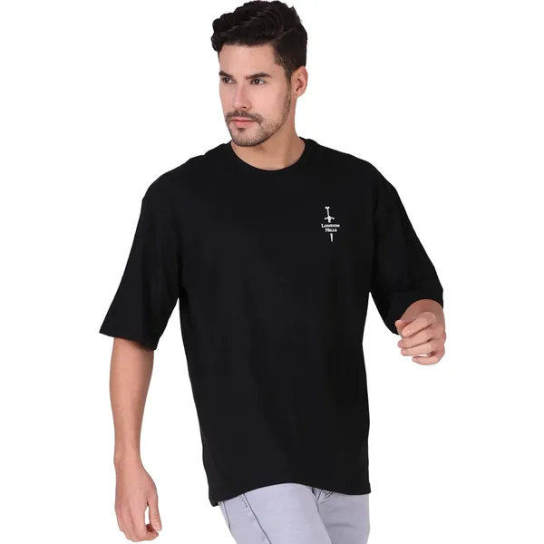 Black_Cotton_Blend_T-Shirt