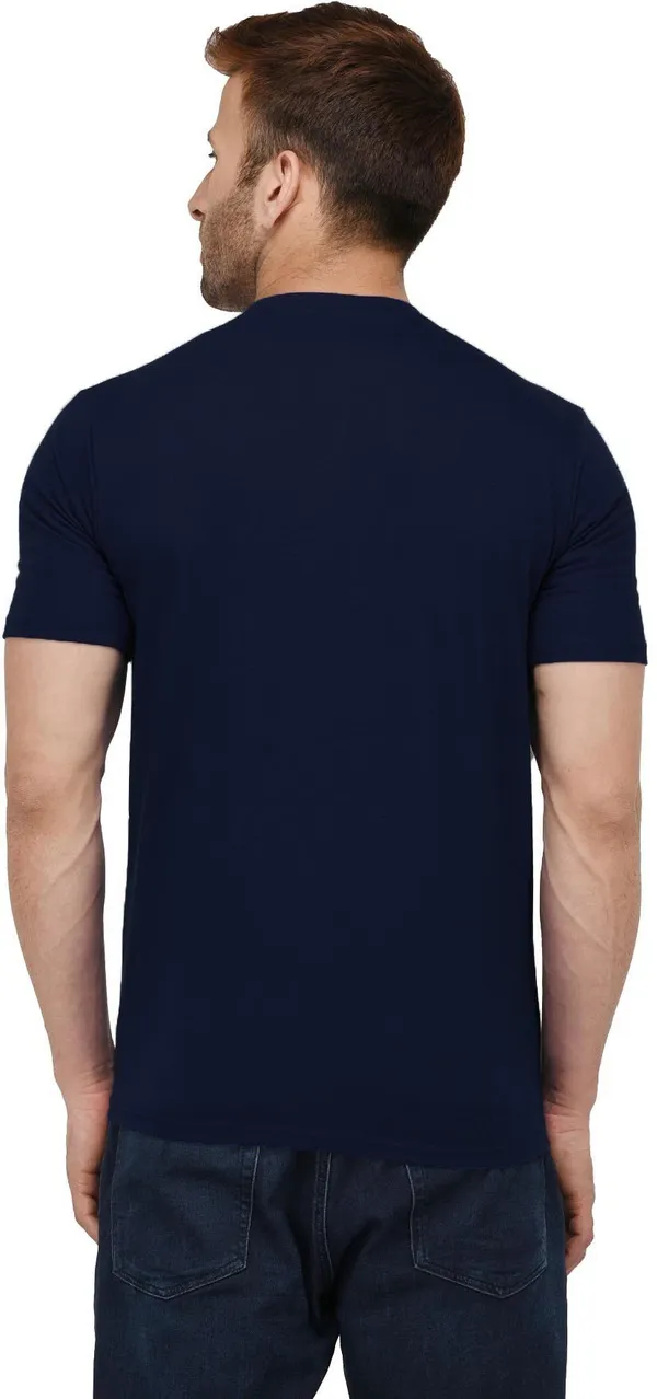 Dark_Blue_Cotton_Blend_Round_Neck_Half_Sleeve_t-shirt_for_Men