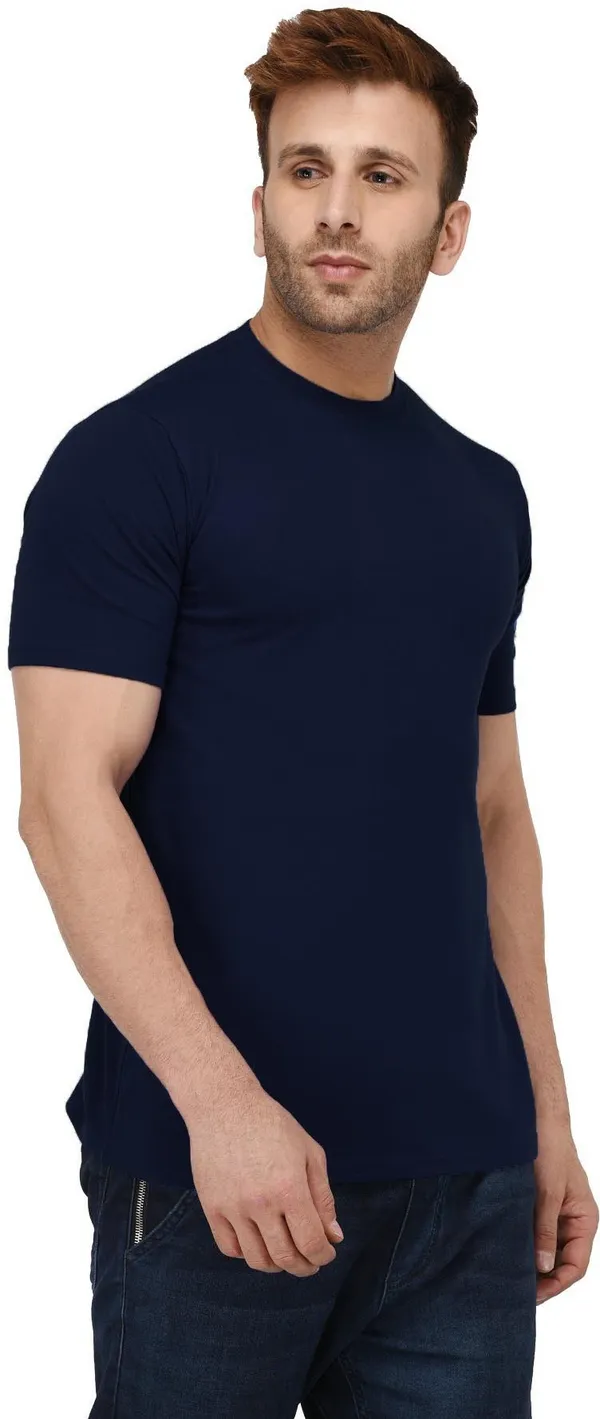 Dark_Blue_Cotton_Blend_Round_Neck_Half_Sleeve_t-shirt_for_Men