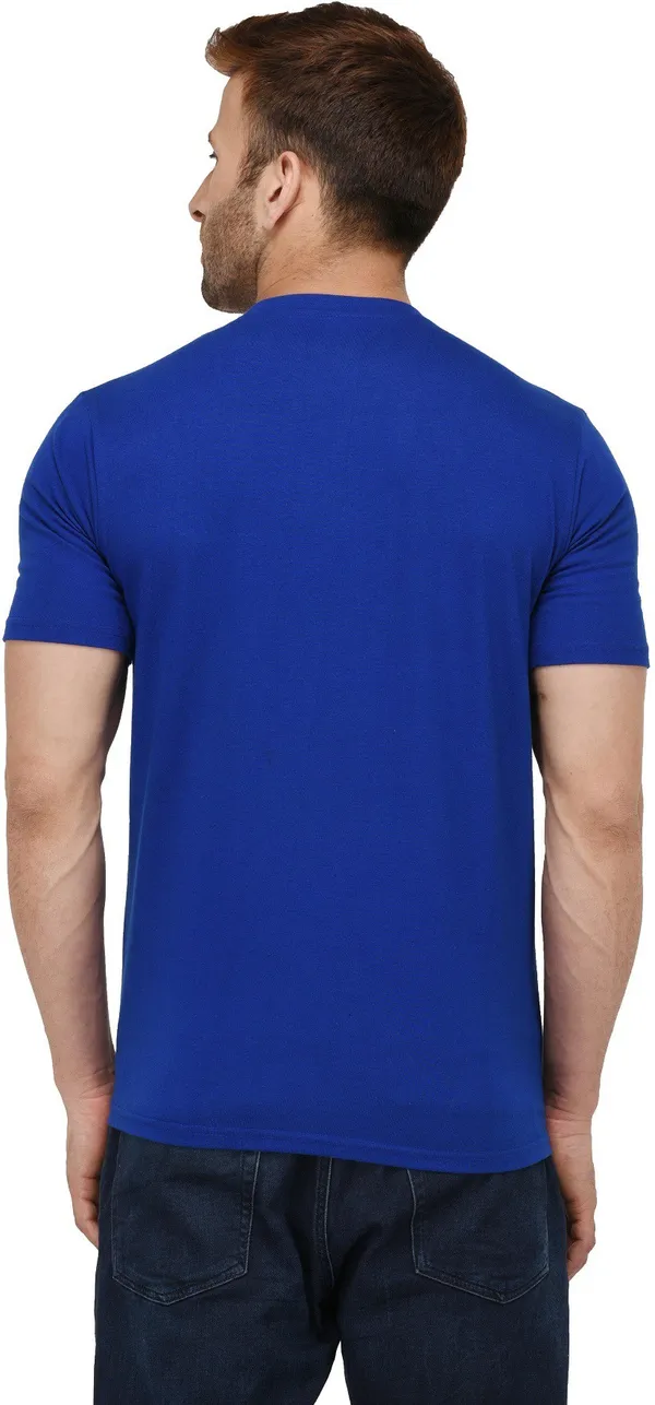 Blue_Cotton_Blend_Round_Neck_Half_Sleeve_t-shirt_for_Men