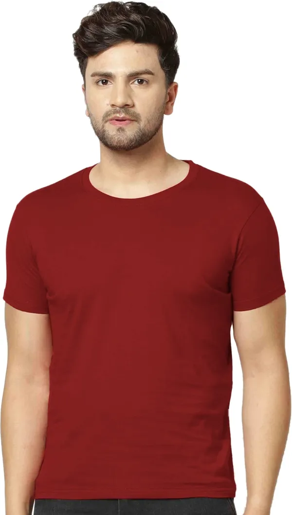 Multicolor_Cotton_Blend_Round_Neck_Half_Sleeve_t-shirt_for_Men