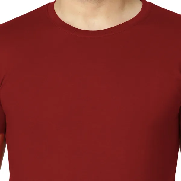 Multicolor_Cotton_Blend_Round_Neck_Half_Sleeve_t-shirt_for_Men
