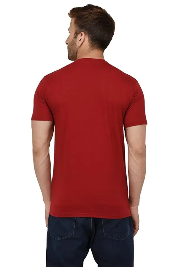 Solid_Men's_Round_Neck_Cotton_Blend_Half_Sleeve_T-Shirts