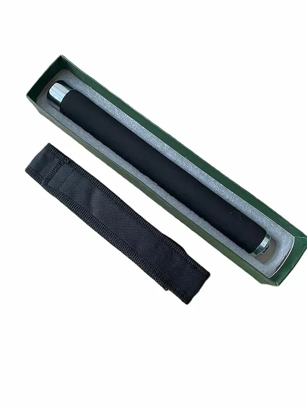 Personal_Stick_Safety_for_Men_and_Women_with_Nylon_Bag_Cover_Professional_Multitool_Comfortable_Grip_Foldable_Stick_(Silver_Black)