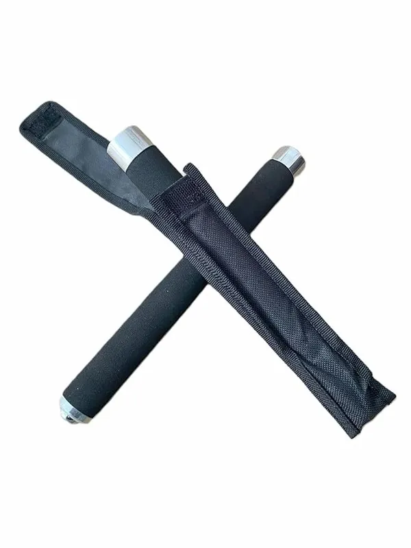 Personal_Stick_Safety_for_Men_and_Women_with_Nylon_Bag_Cover_Professional_Multitool_Comfortable_Grip_Foldable_Stick_(Silver_Black)