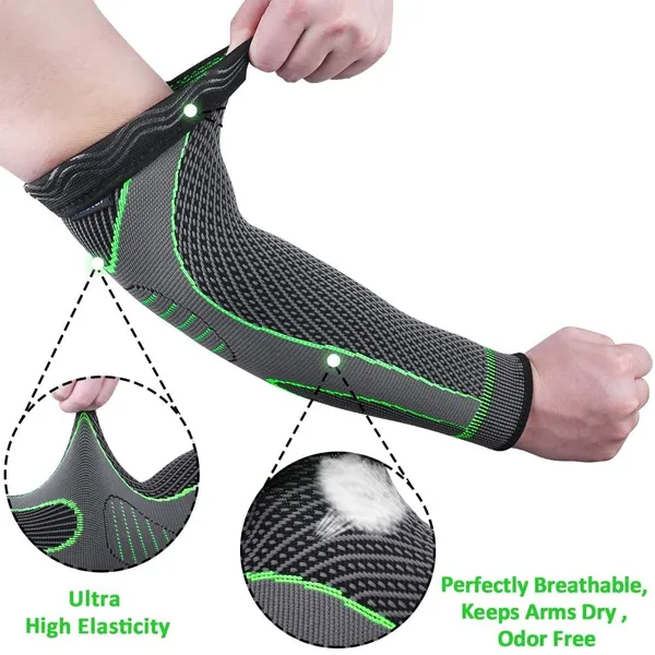 Elbow_Support_for_Men-_Pair_of_3D_Knitted_Elbow_Brace_for_Gym,_Workout_and_Pain_Relief_|_Extra_Long_Braces_Elbow_Sleeve_for_Working_Out,_Joint_Pain_(Green-Black)
