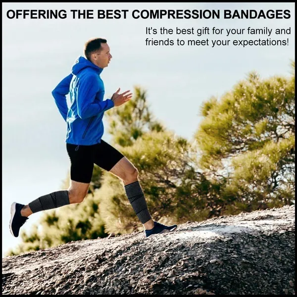 _Knee_Support_For_Men_Elastic_Calf_Knee_Compression_Bandage_Wraps_Support_For_Ankle_Wrist_Thigh,Reduce_Muscle_Swelling_And_Sprains,Pain_Relief,Shin_Splints_Guard_For_Sports_Gym,_Free_Size