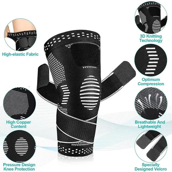 Knee_Support_for_Men_(1Pc)Best_Knee_Brace_Women_|_Knee_Sleeves_for_Running_Jogging_Gym_Squats_|_4_Way_Compression_Knee_Sleeves_|_Sleeves_for_Sports_Arthritis_Pain_(Zebra_White,_L)