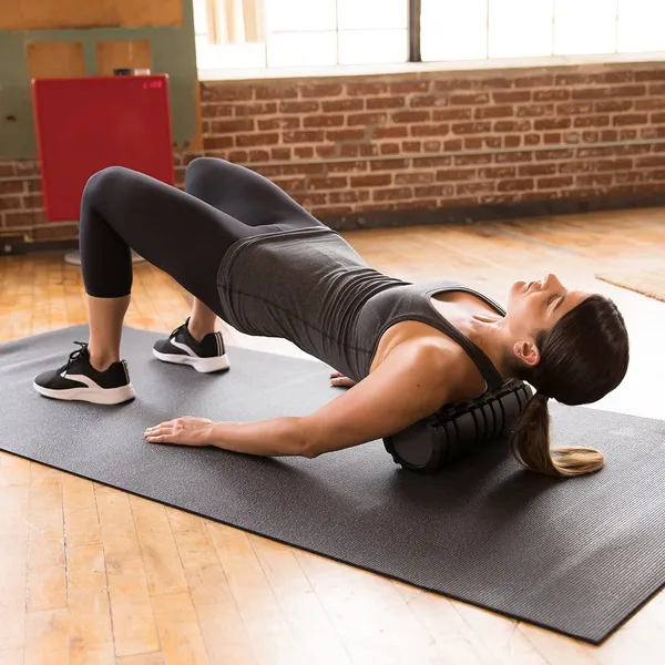 _Back_Roller_for_Back_Pain_-_33cm_EVA_Foam_Roller_for_Exercise_|_Back_Exercise_Equipment_Massager_|_Yoga_Foam_Roller_for_Back_Pain_(Black,_33cm)