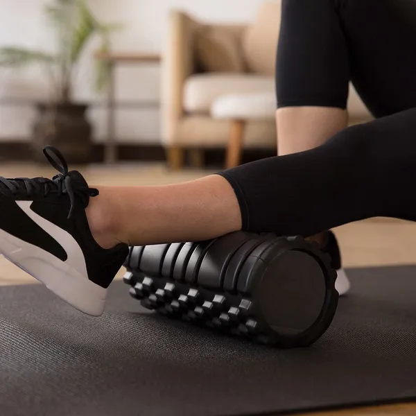 _Back_Roller_for_Back_Pain_-_33cm_EVA_Foam_Roller_for_Exercise_|_Back_Exercise_Equipment_Massager_|_Yoga_Foam_Roller_for_Back_Pain_(Black,_33cm)