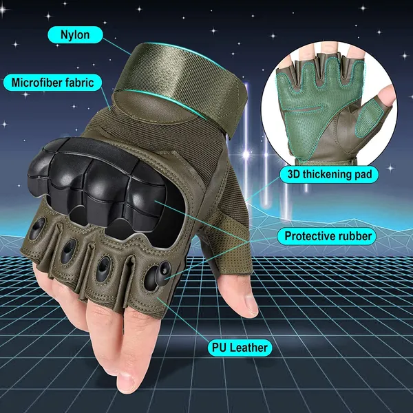 Riding_Gloves_for_Men_Bike_Riders_-_Special_Tactical_Gloves_with_Rubber_Knuckle_Punch_|_Non-Slip_Half_Finger_with_Firm_Padding_Motorcycle_Gloves_(L,_Green)