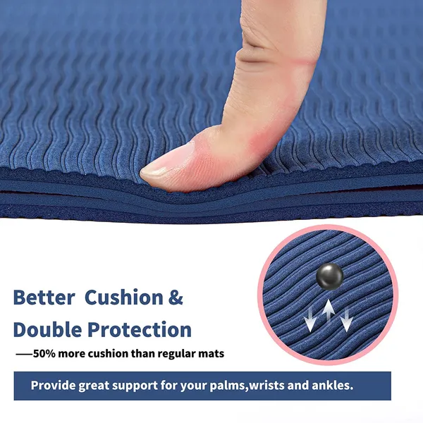 ️_Yoga_mat_for_exercise_at_home_-_6mm_Thick_Eco_Friendly_Made_of_TPE_Yoga_Mats_|_Gym_Mat_Easy_to_Fold_and_Clean_|_Yoga_Mat_Suitable_for_Women_and_Men_(6mm_x_60cm_x_183cm,_Blue)_(6mm,_Blue)