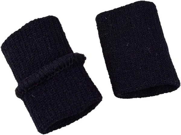 10_pieces_Summer_Finger_Sleeves_Sport_Elastic_Arthritis_Trigger_Braces_Knuckle_Compression_Protector_Prevent_Calluses_(Black)