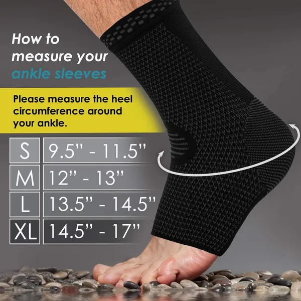 Ankle_Support_Brace_Adjustable_Sleeves_-_Running_Compression_Foot_Brace_for_Men_Women_|_Ankle_Binder_Pain_Relief_for_Ankle_Sprained_(Maroon)_(Black_White,_L)