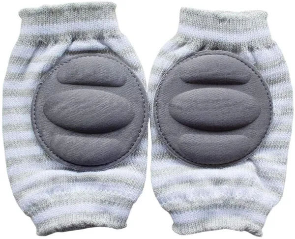 _Baby_Knee_Pads_Toddler_Safety_Crawling_Elbow_Protector_Infant_Kids_Cute_Cushion_(1Pair,_Grey)_Pink_Baby_Knee_Pads_(plain)