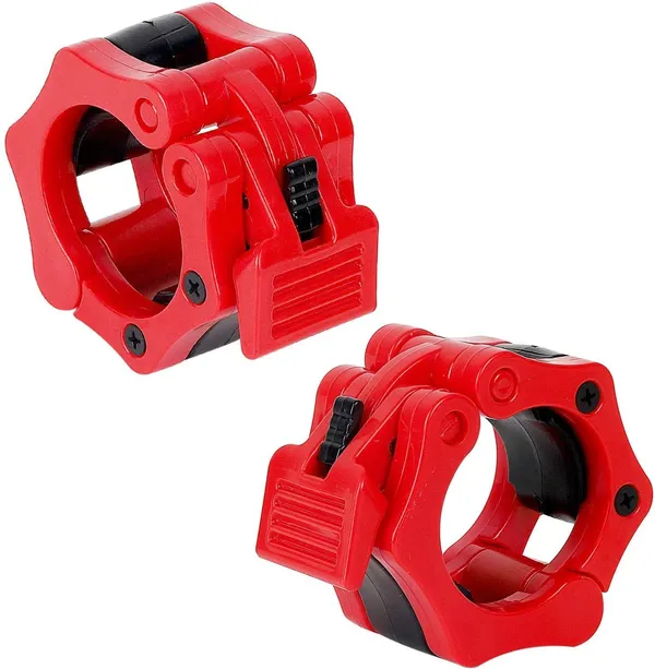 Barbell_Lock_Collars_for_50mm/25mm_-_Olympic_Barbell_Locks_for_Rods(1_Pair)_|_Quick_Release_Locks_Great_for_Workout,_Weightlifting,_Fitness_&_Strength_Training_(Red,_50mm)