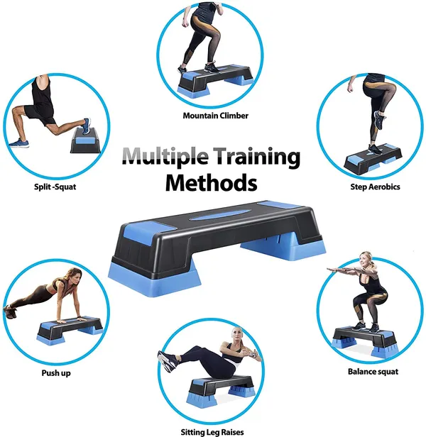 Stepper_Aerobic_Step_Platform_-_2_Level_Step_Platform_for_Crossfit_Training_|_Light_Weight_and_Compact_Stepper_for_Women_Exercises_(Blue)