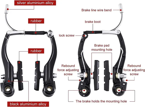 Complete_Cycle_Brake_Set_-_Front_and_Rear_V_Breaks_with_Pads,_Brake_Lever,_and_Cables_|_Compitable_with_Hybrid,_Racer_and_Mountain_Bikes_(Compete_Brake_Set)