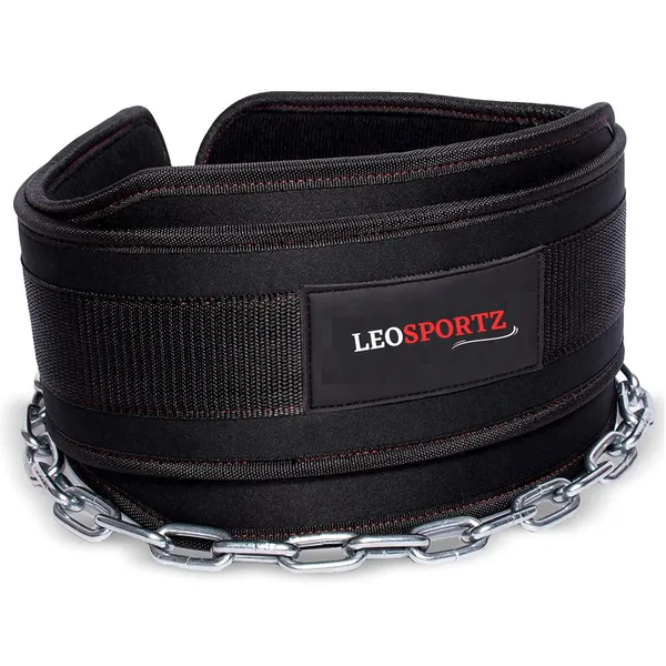 Gym_Belt_with_Chain_-_Heavy_Weight_Lifting_Belt_for_Pullups_|_Gym_Lifting_Belt_for_Powerlifting,_Squat,_Bodybuilding,_Heavy_Duty_Steel_|_Workout_Belt_with_Comfortable_Back_Support_(Black)