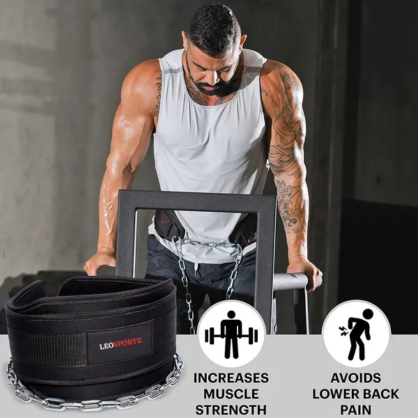 Gym_Belt_with_Chain_-_Heavy_Weight_Lifting_Belt_for_Pullups_|_Gym_Lifting_Belt_for_Powerlifting,_Squat,_Bodybuilding,_Heavy_Duty_Steel_|_Workout_Belt_with_Comfortable_Back_Support_(Black)