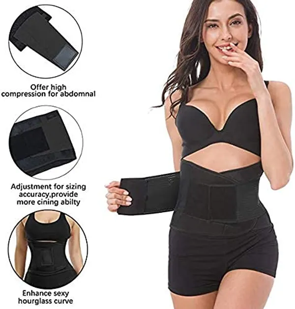 Waist_Belt_for_Women_-_Body_Shaper_for_Women_Slimming_Belt_|_Tummy_Tucker_Waist_Trainer_Shapewear_Belt_|_Stomach_Belt_for_Men_|_Waist_Trimmer_Trainer_Belt_for_Weight_Loss_(Black-Grey,_M)