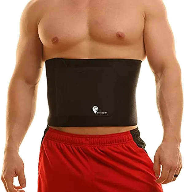 Sweat_Slim_Belt_for_Women_Fat_Burner_-_Durable_Waist_Belt_for_Weight_Loss_Men_and_Women_|_Tummy_Trimer_Belt_for_Belly_Fat_Burning|_Long_and_Thick_Sweat_Belt_(Black)