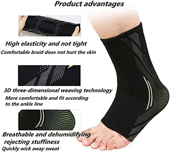 (Pack_of_2)_Ankle_Support_Brace_Adjustable_Sleeves_-_Running_Compression_Foot_Brace_for_Men_Women_|_Ankle_Binder_Pain_Relief_for_Ankle_Sprained_(Green,_L)