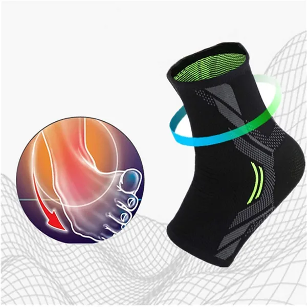 (Pack_of_2)_Ankle_Support_Brace_Adjustable_Sleeves_-_Running_Compression_Foot_Brace_for_Men_Women_|_Ankle_Binder_Pain_Relief_for_Ankle_Sprained_(Green,_L)