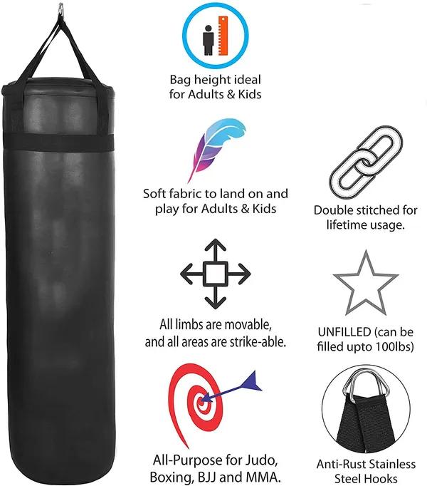Punching_Bag_Set_with_Boxing_Wraps_-_Heavy_Punching_Bags_for_Boxing,_Judo,_Kickboxing_|_Boxing_Bag_Made_of_PU_for_Men_(Black_PU_Unfilled,_4)