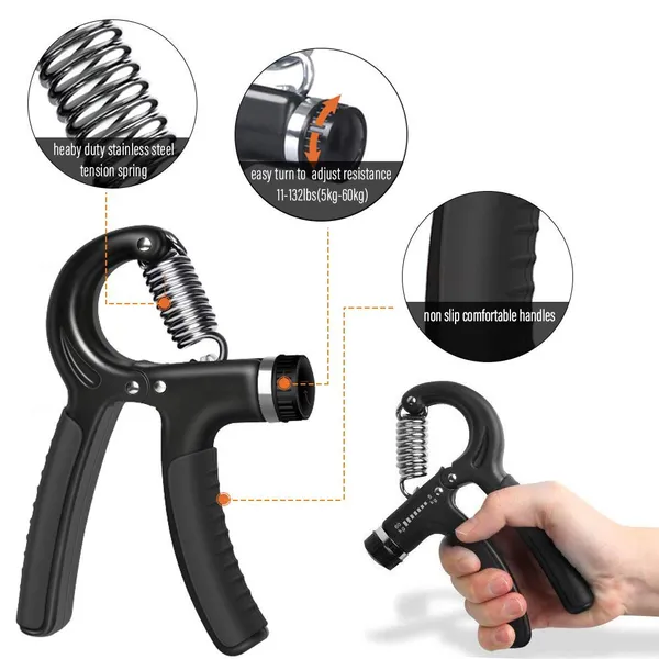 _Hand_Grip_Strengthener,_Strength_Trainer_with_Finger_Exerciser,_Forearm_Workout,_Finger_Stretcher,_Stress_Relief_Ball_(Combo_Hand_Grip)_(Multicolour)
