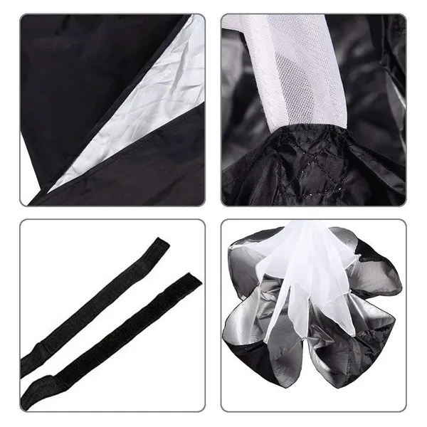 Nylon_Single_Medium_Training_Chute_(142.2_Cm),_Black