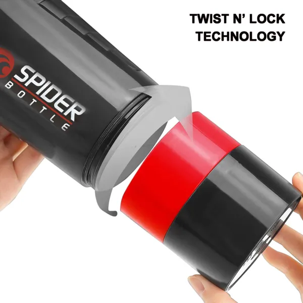Gym_Protein_Shaker_Bottle_for_Supplements_(750mL)_-_Spider_Shaker_Bottle_with_2_Extra_Compartments_for_Supplements_Storage_|_BPA_Free_Bottle_with_Leak_Proof_Design_(Red)