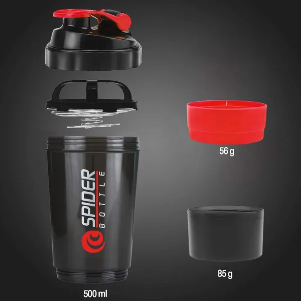Gym_Protein_Shaker_Bottle_for_Supplements_(750mL)_-_Spider_Shaker_Bottle_with_2_Extra_Compartments_for_Supplements_Storage_|_BPA_Free_Bottle_with_Leak_Proof_Design_(Red)