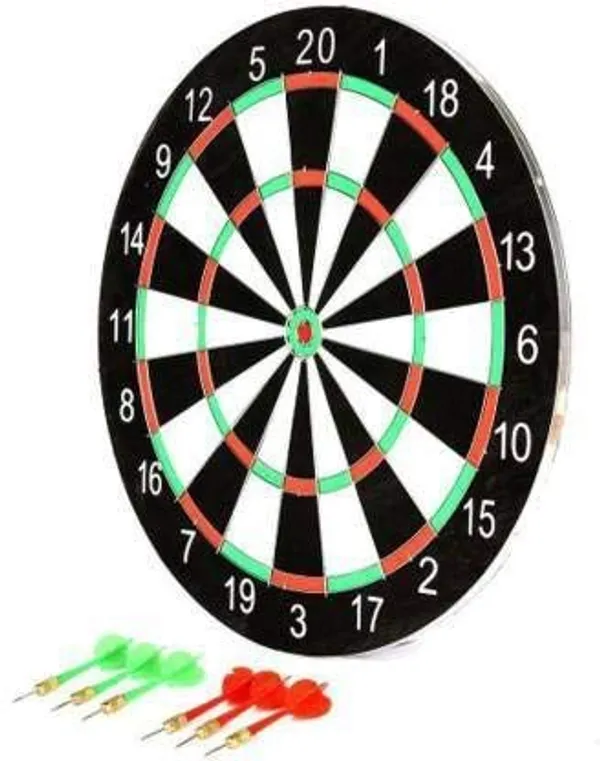 big_size_double_faced_17_inch_portable_dart_board_with_4_darts_set_for_kids_children._indoor_sports_games_board_game_dart_board_board_game_(15inch)-_Multi_color